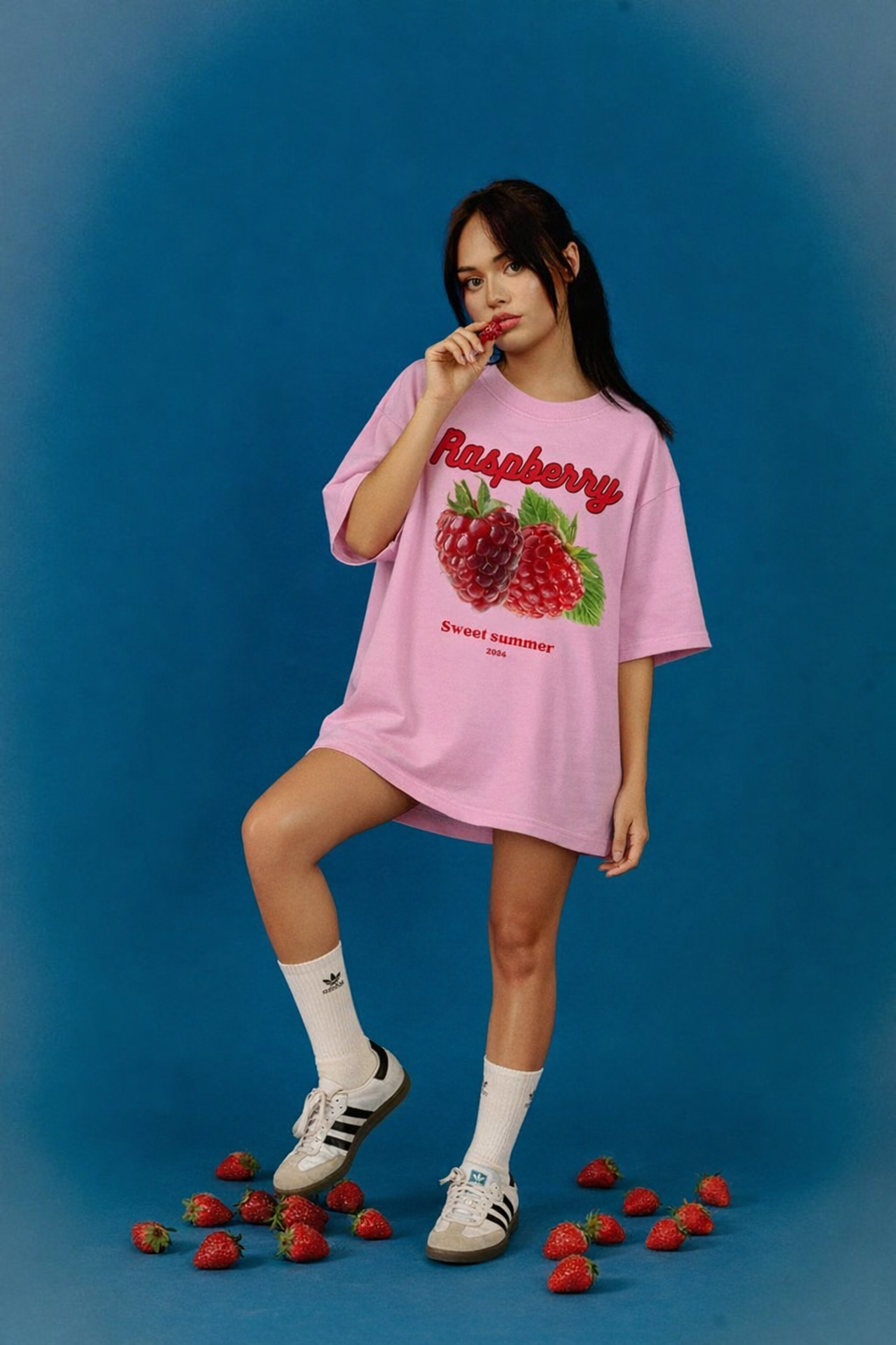 RASPBERRY TEE (sweet summer)
