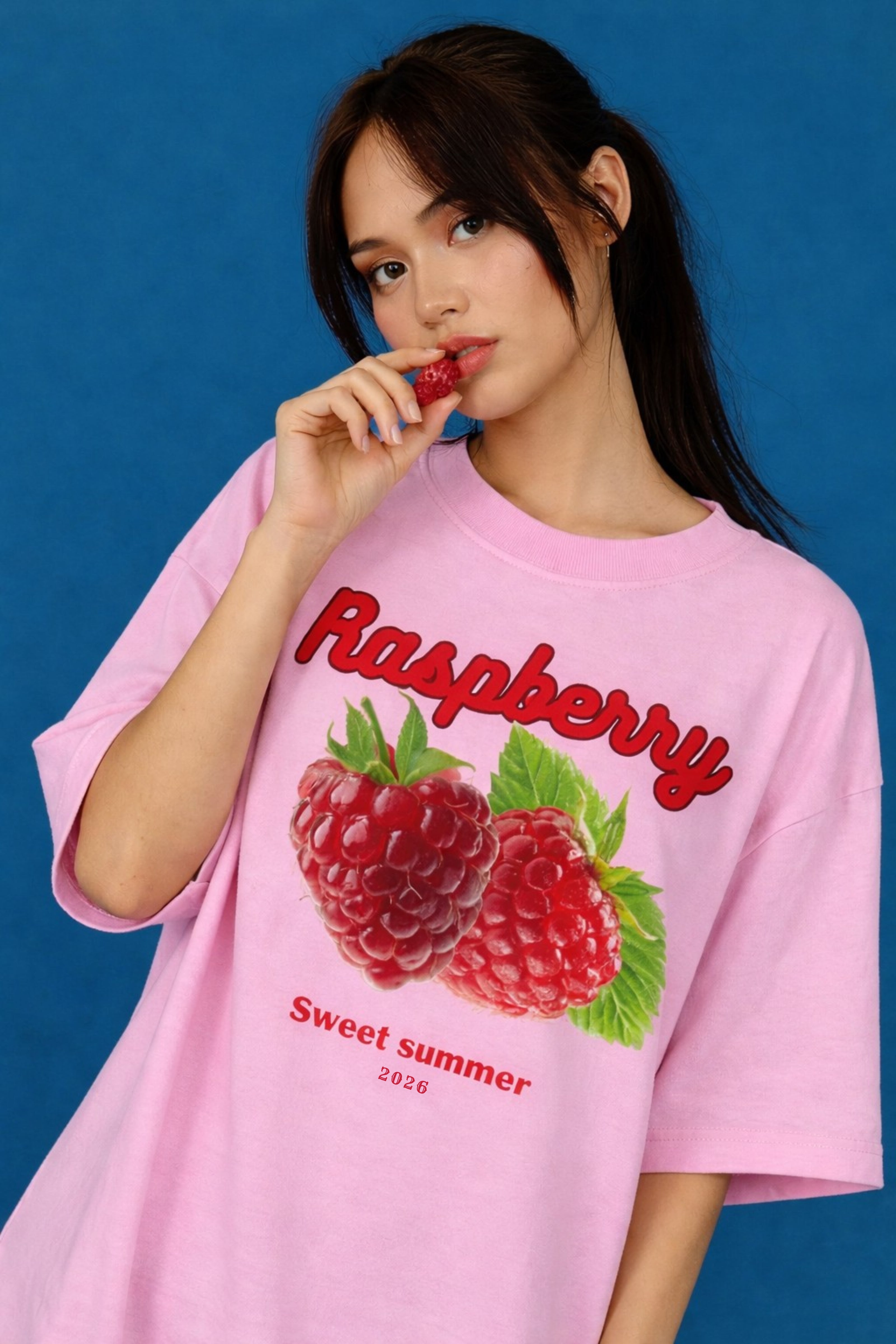 RASPBERRY TEE (sweet summer)