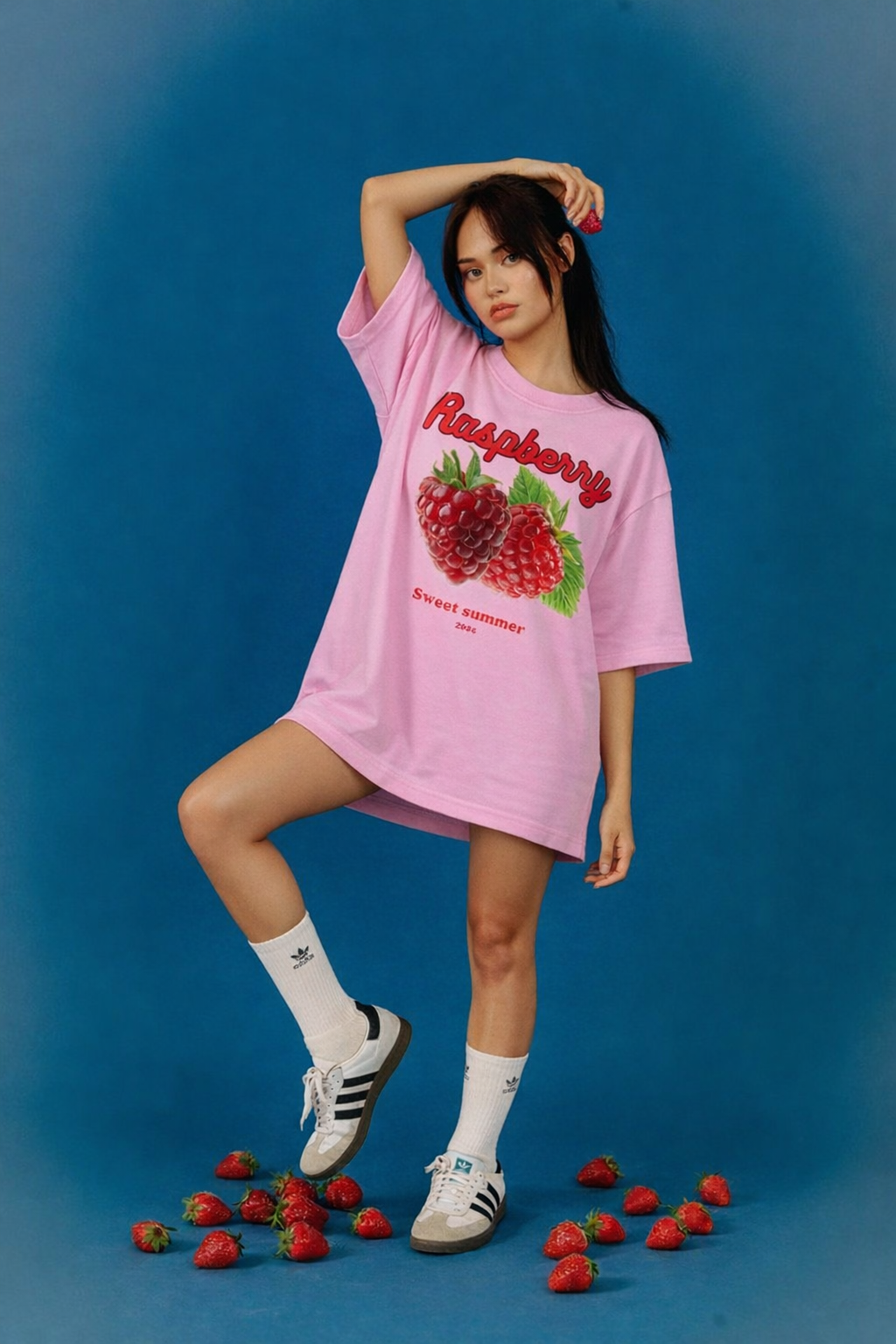 RASPBERRY TEE (sweet summer)