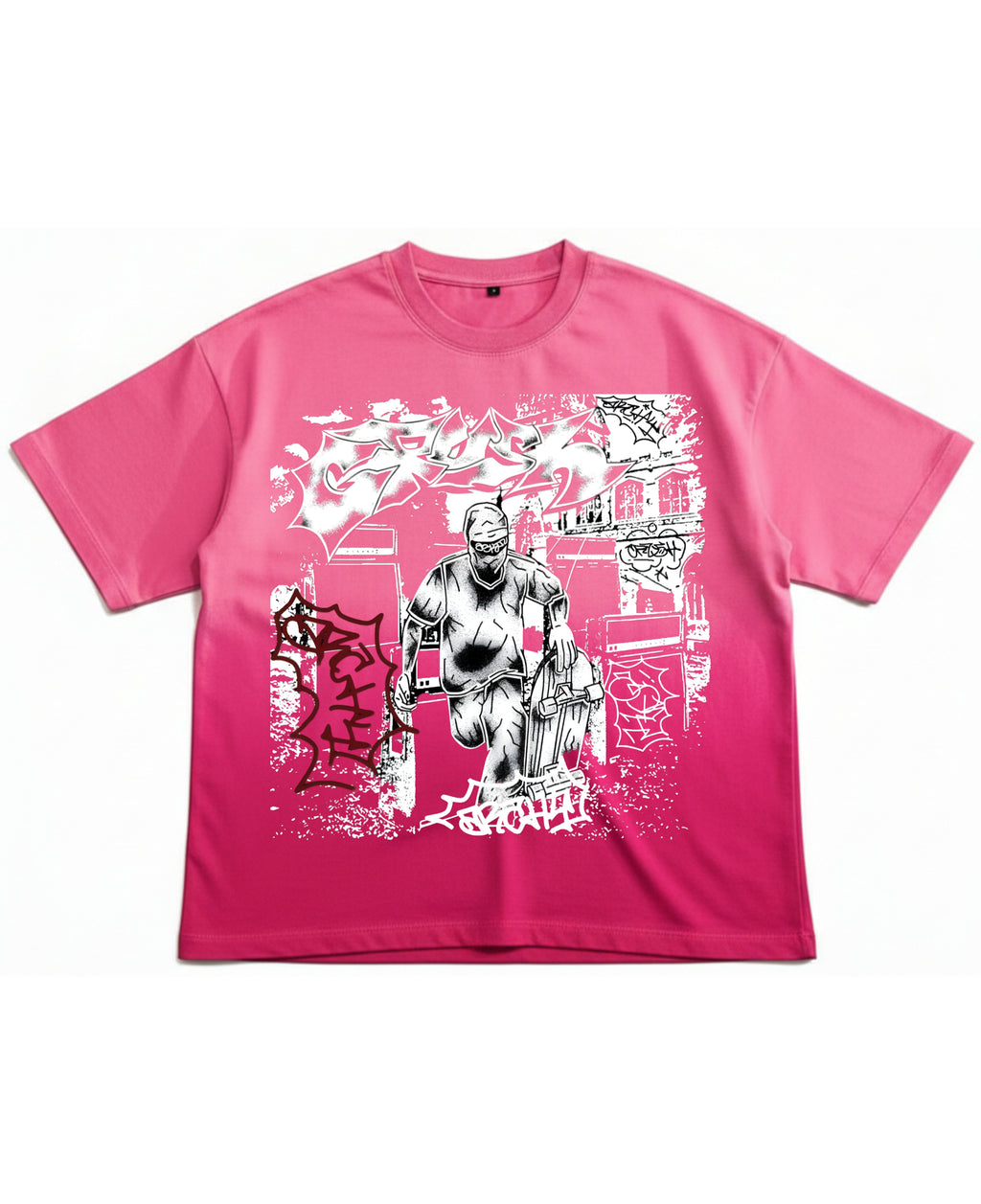 STREET RUSHER ( ombre washed boxy fit )